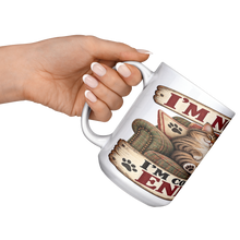 Load image into Gallery viewer, Im_Not_Lazy_Im_Conserving_Energy_15ozWhiteMugLifestyleLHRaisedAngle_Mockup.png_16113411
