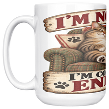 Load image into Gallery viewer, Im_Not_Lazy_Im_Conserving_Energy_15ozWhiteMugMainLH_Mockup.png_16113415
