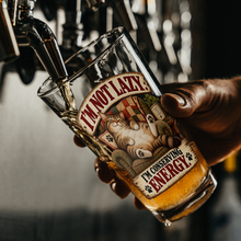 Load image into Gallery viewer, Im_Not_Lazy_Im_Conserving_Energy_Pint_Glass_Dark_Lifestyle_Mockup.png_16113502
