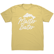 Load image into Gallery viewer, Master_Baiter_T-Shirt__Funny_Fishing_Hu_Banana_Cream_Mockup.png_16142320
