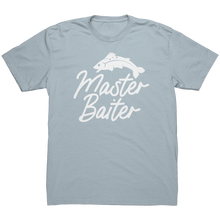 Load image into Gallery viewer, Master_Baiter_T-Shirt__Funny_Fishing_Hu_Light_Blue_Mockup.png_16142328
