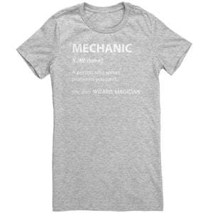 Mechanic A Person Who Solves Problems You Can't See Also Wizard Magician
