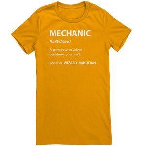 Mechanic A Person Who Solves Problems You Can't See Also Wizard Magician
