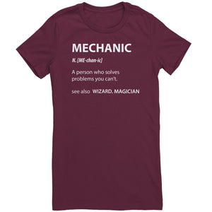 Mechanic A Person Who Solves Problems You Can't See Also Wizard Magician