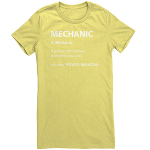 Mechanic A Person Who Solves Problems You Can't See Also Wizard Magician