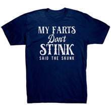 Load image into Gallery viewer, My Farts Don&#39;t Stink Said The Skunk T-Shirt

