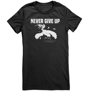 Never Give Up Bird and Frog Image