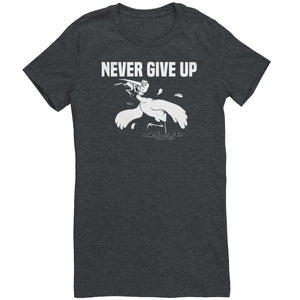 Never Give Up Bird and Frog Image