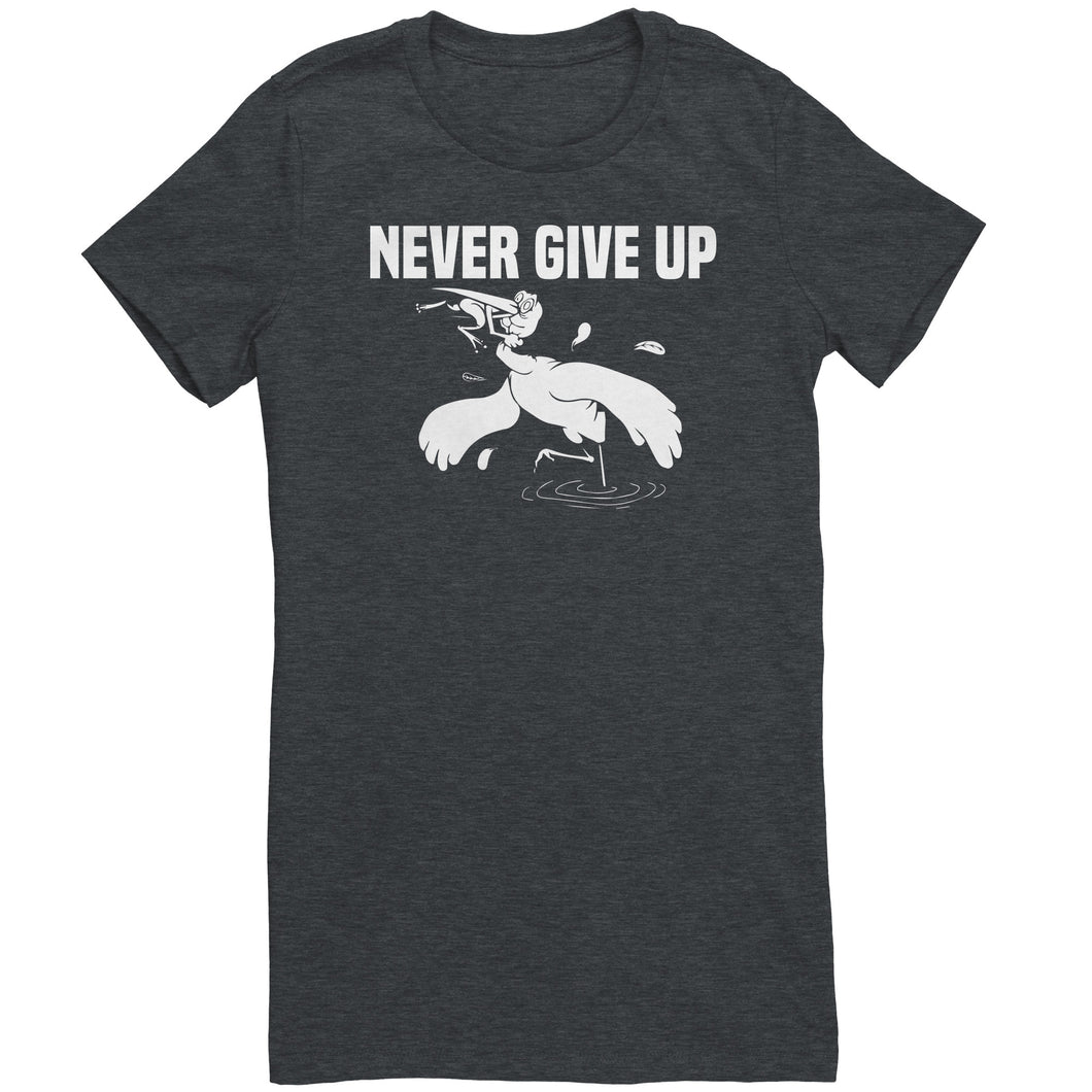Never Give Up Bird and Frog Image