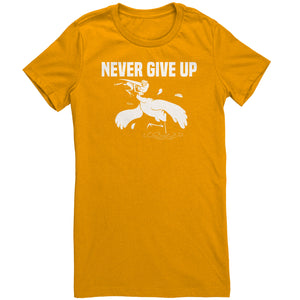 Never Give Up Bird and Frog Image