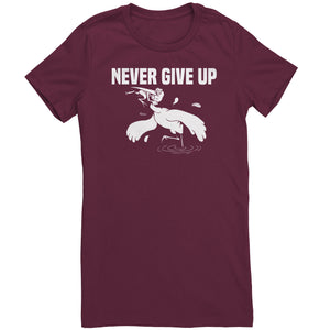 Never Give Up Bird and Frog Image