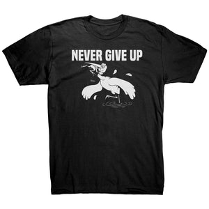Never Give Up  Bird and Frog Image