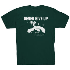 Never Give Up  Bird and Frog Image