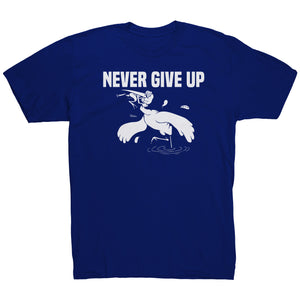 Never Give Up  Bird and Frog Image
