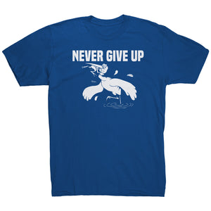 Never Give Up  Bird and Frog Image