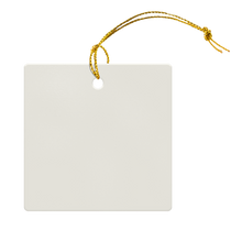 Load image into Gallery viewer, Porcelain_Ornament_-_Square_Square_Main_Ribbon_Mockup.png_15725642
