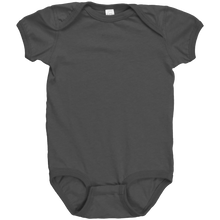 Load image into Gallery viewer, Rabbit_Skins_Baby_Bodysuit_Charcoal_Mockup.png_15735262
