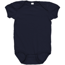 Load image into Gallery viewer, Rabbit_Skins_Baby_Bodysuit_Navy_Front_Mockup.png_15735260
