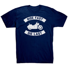 Load image into Gallery viewer, Ride Fast Die Last t-shirt
