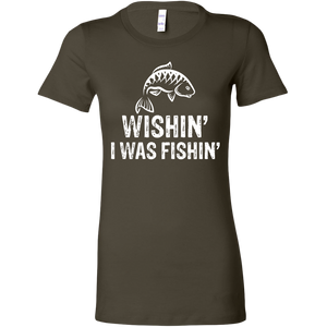 Wishin I Was Fishin t-shirt