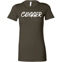Load image into Gallery viewer, Women&#39;s Army Green Clogger Shirt 
