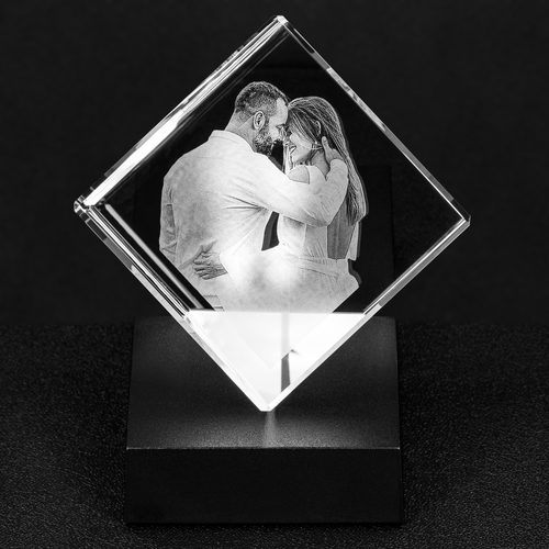 3d photos in glass