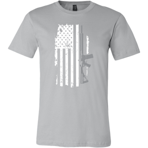 American Flag and Rifle T-Shirt