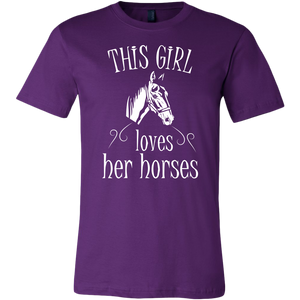 This Girl Loves Her Horses t-shirt