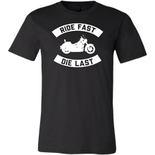 Load image into Gallery viewer, Ride Fast Die Last t-shirt
