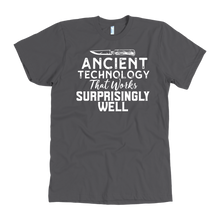Load image into Gallery viewer, Knife Ancient Technology That Works Surprisingly Well T-Shirt
