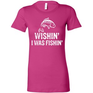 Wishin I Was Fishin t-shirt