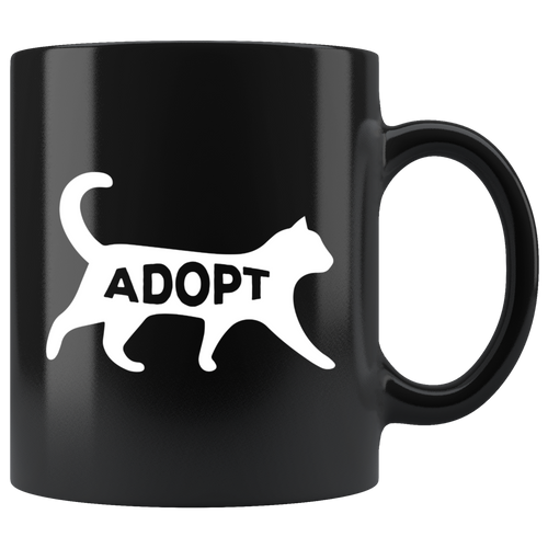 Adopt a Cat Coffee Mug