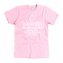 Load image into Gallery viewer, Diamonds Are A Girls Best Friend T-Shirt

