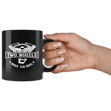 Load image into Gallery viewer, Two Wheels Move The Soul mug
