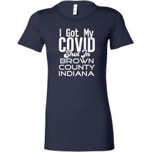 Load image into Gallery viewer, I Got My Covid Shot In Brown County Indiana T-Shirt
